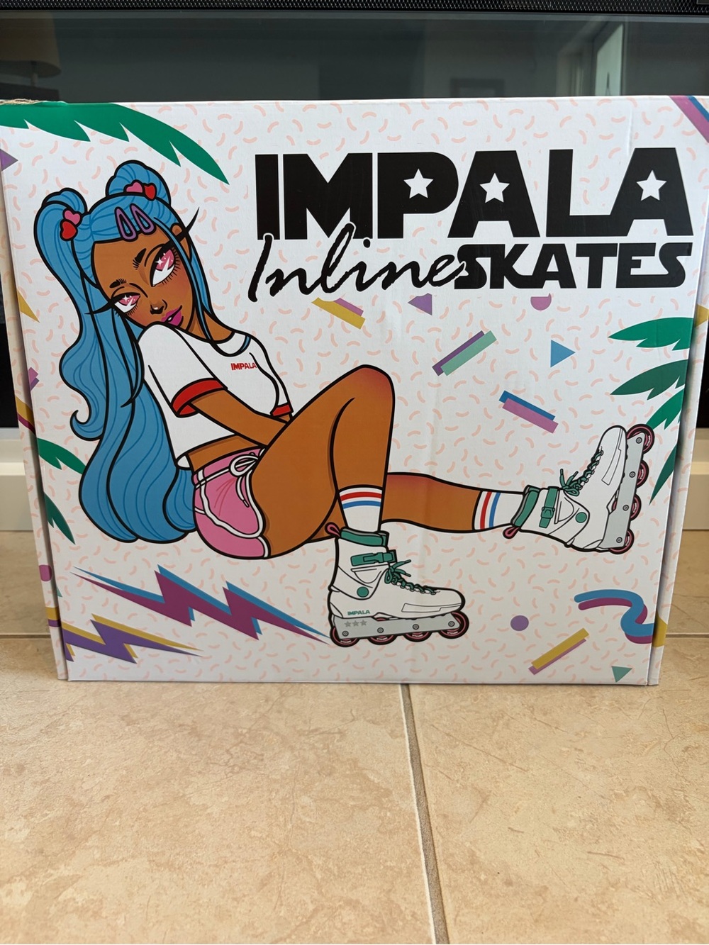 Impala Inline Skates Graphic Box - White/Green